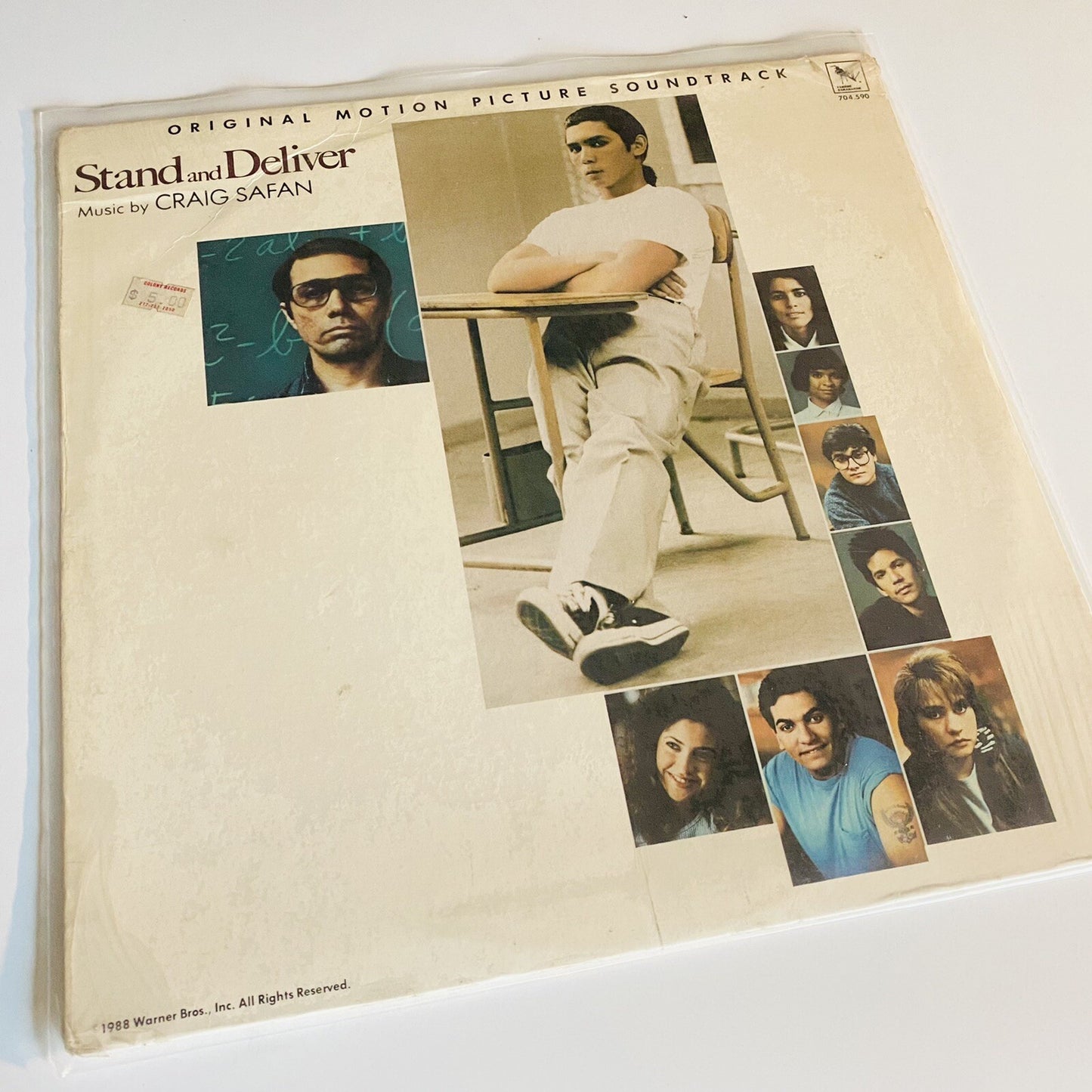 Craig Safan STAND & DELIVER Vinyl LP Record VG+