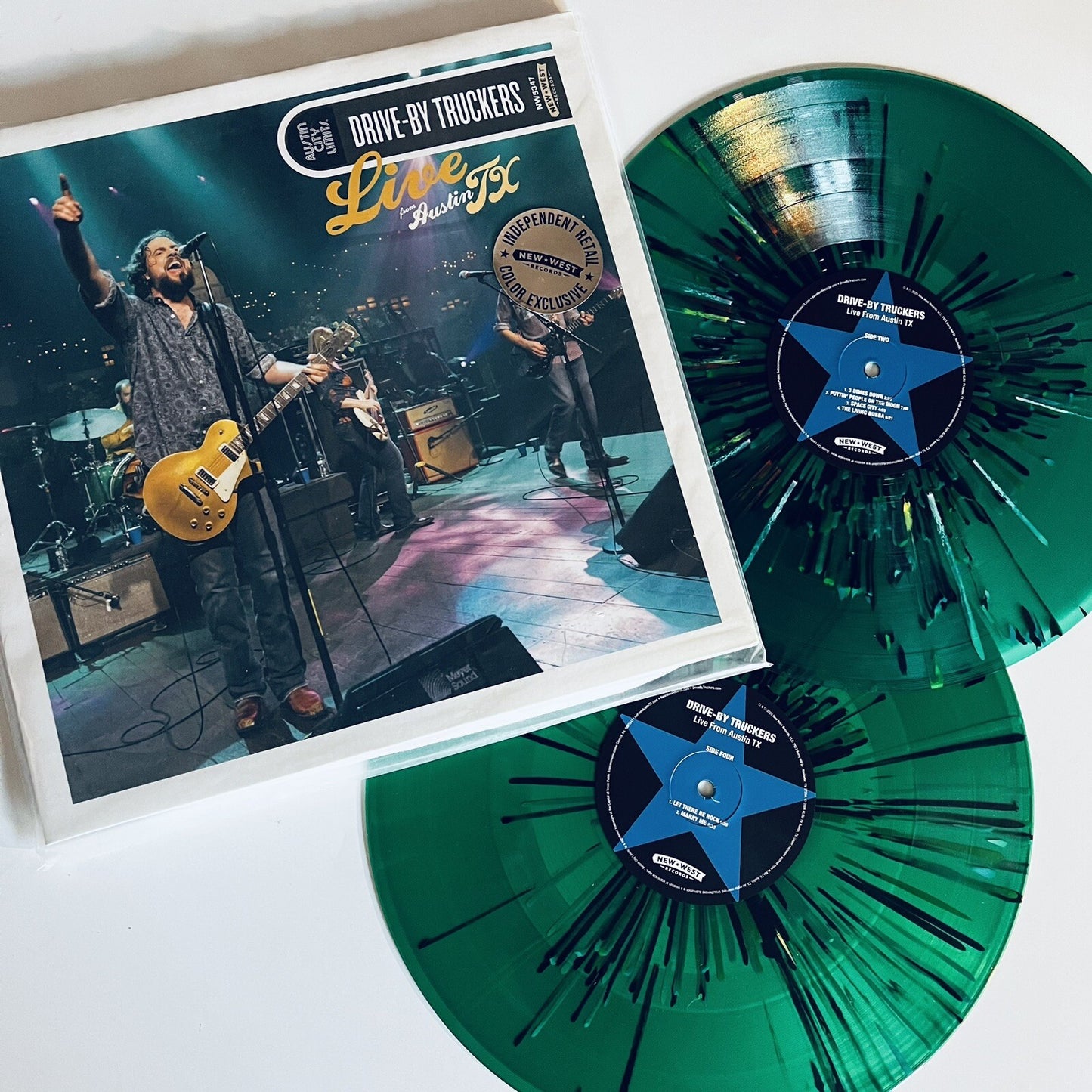 Drive-By Truckers LIVE FROM AUSTIN TX Color Vinyl 2XLP Record M/NM Unplayed