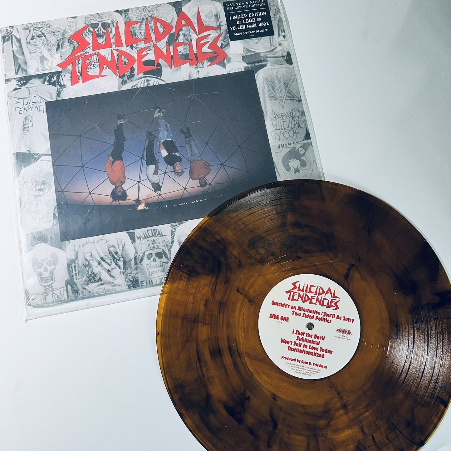 Suicidal Tendencies SUICIDAL TENDENCIES Color Vinyl LP Record UNPLAYED Mint/NM