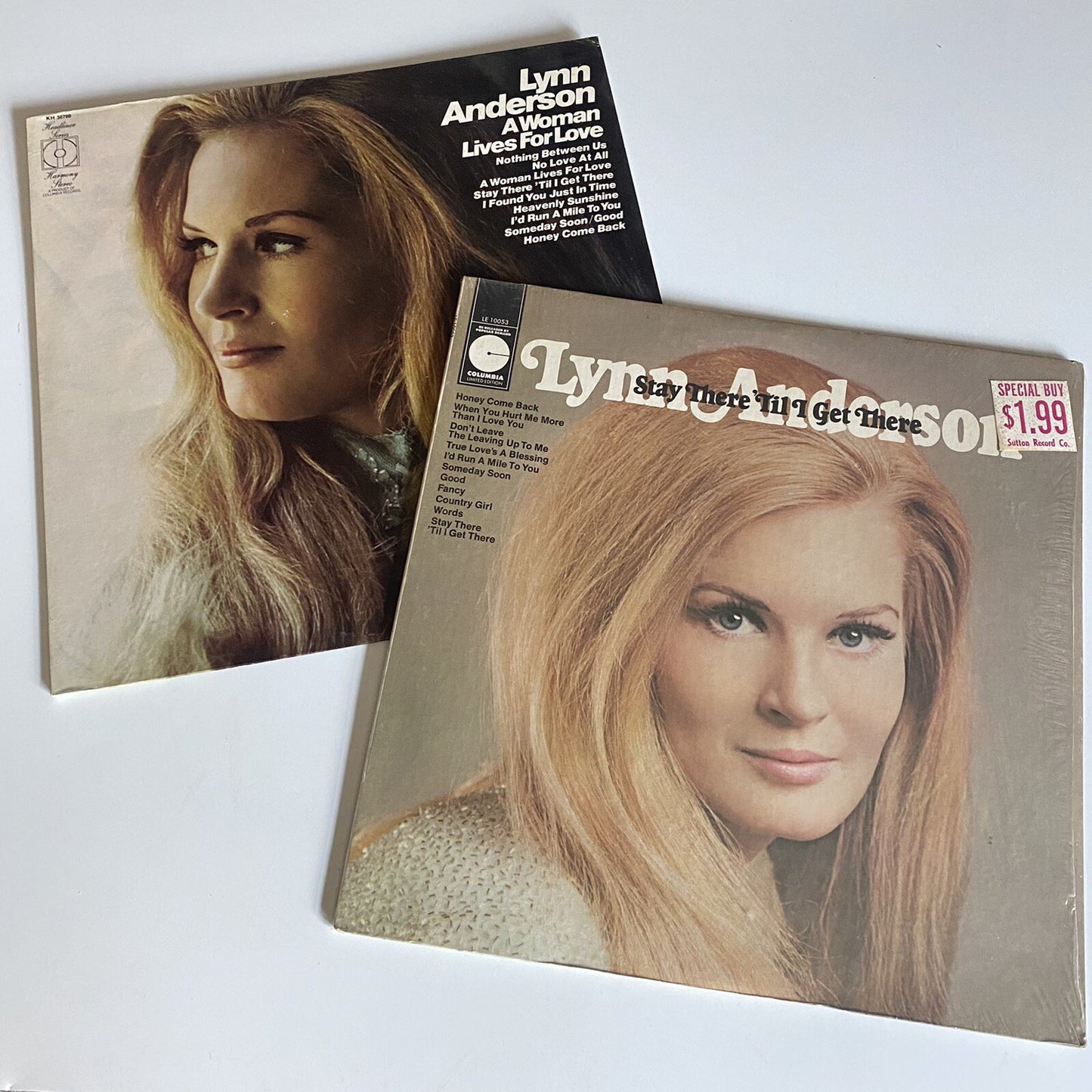 Lynn Anderson 2-Vinyl Bundle LP Records VG+