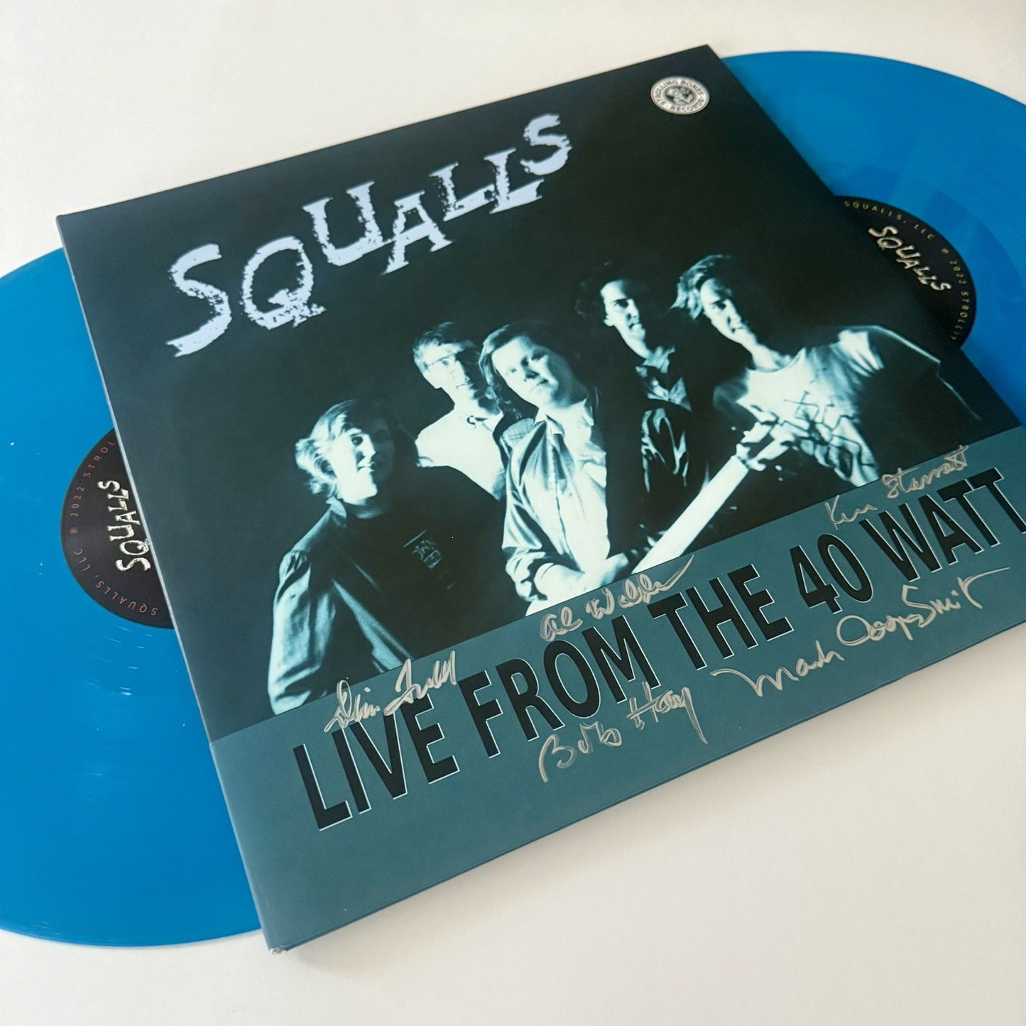 Squalls LIVE FROM THE 40 WATT (‘22) Color Vinyl 2LP Record NEW Completely Signed