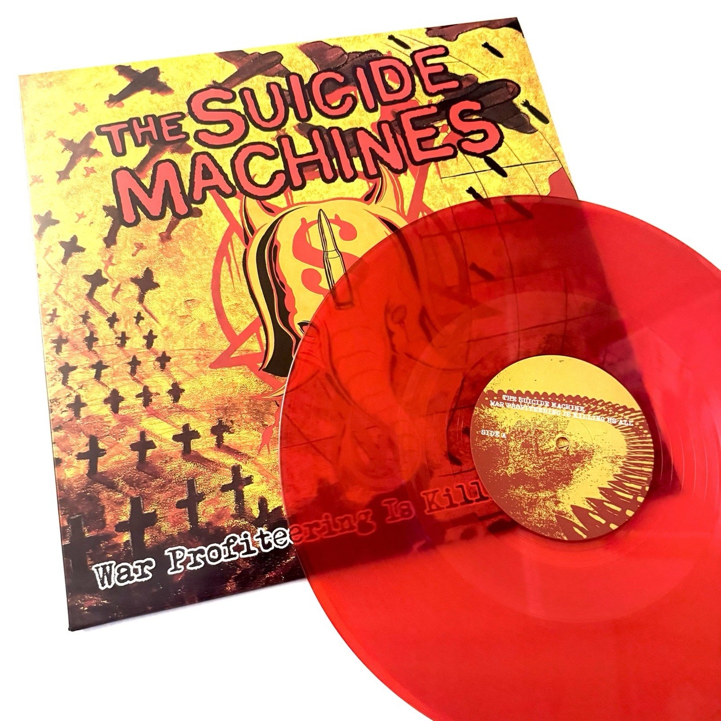 The Suicide Machines WAR PROFITEERING IS KILLING US ALL Color Vinyl LP Record RE