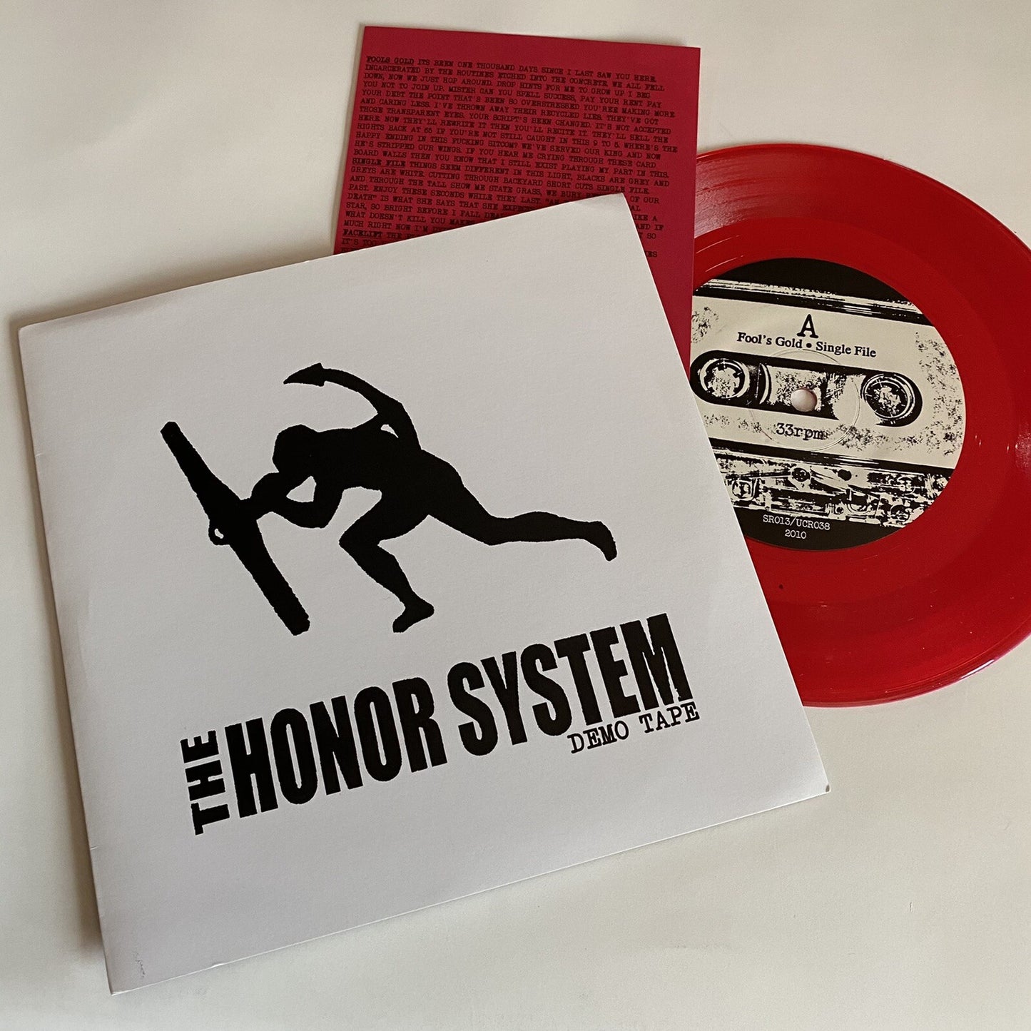 Honor System DEMO TAPE Vinyl 7” Record /100 Broadways Rise Against Lawrence Arms