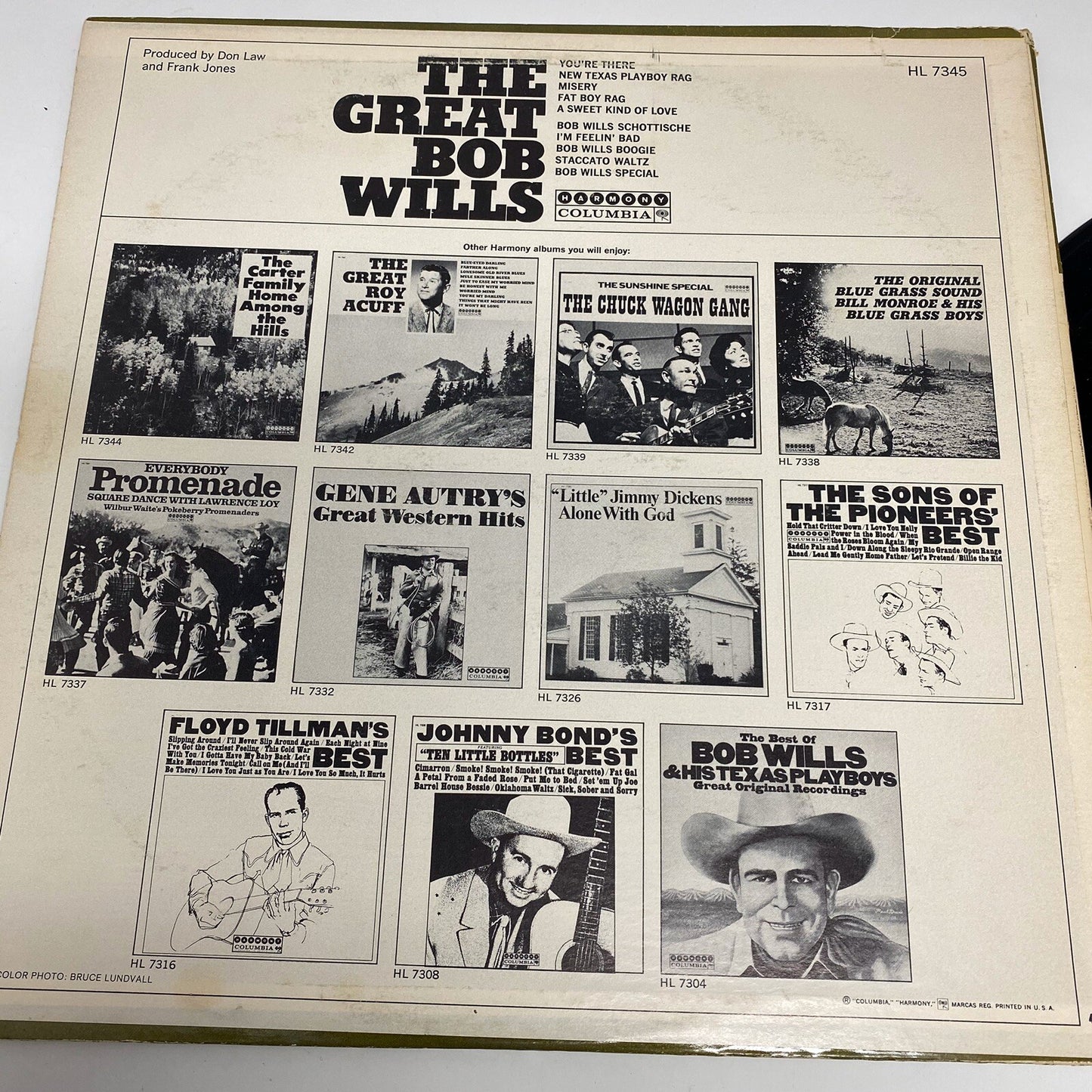 THE GREAT BOB WILLIS Vinyl LP Record VG+