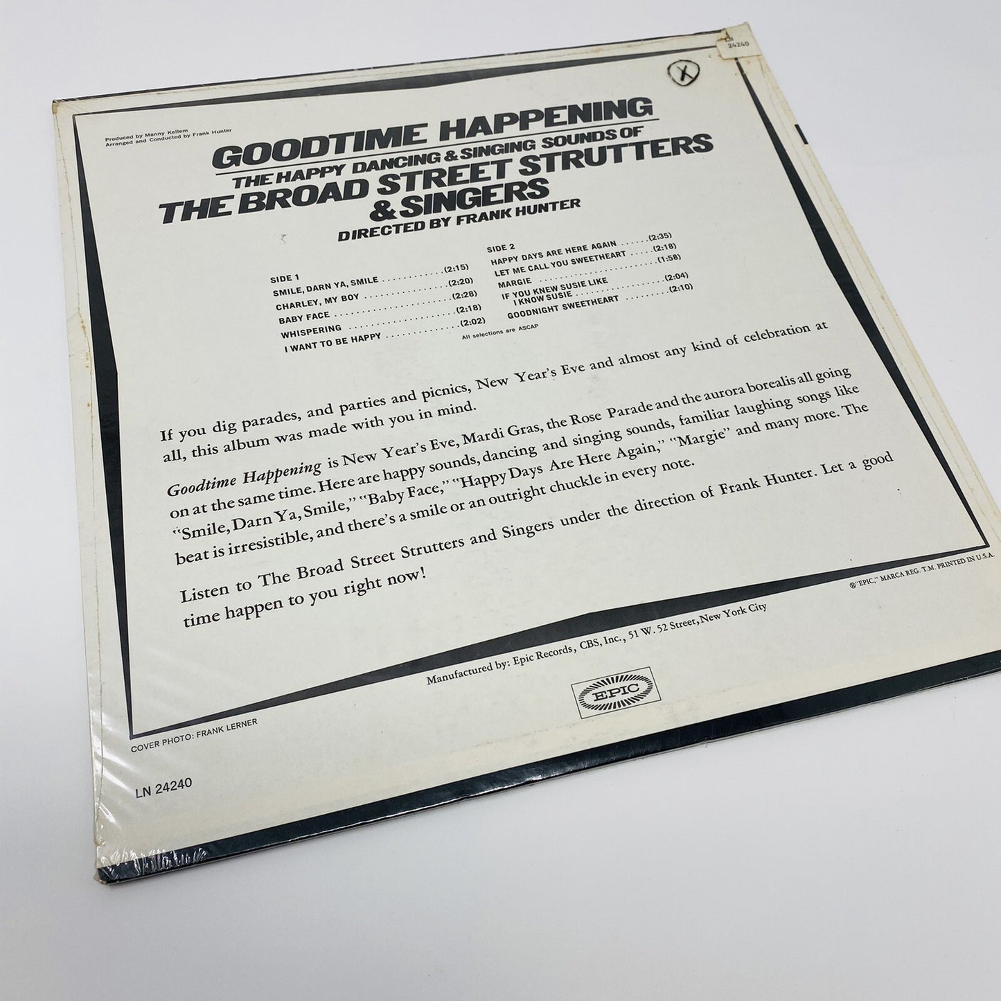 Broad Street Strutters And Singers GOODTIME HAAPPENING Vinyl LP Record SEALED