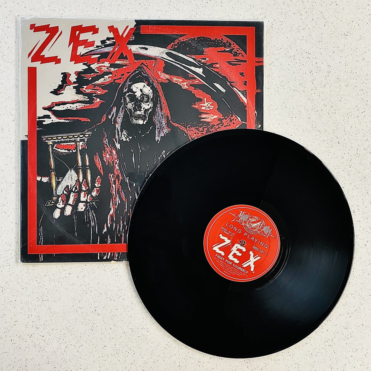 ZEX Fight For Yourself VINYL LP RECORD VG+