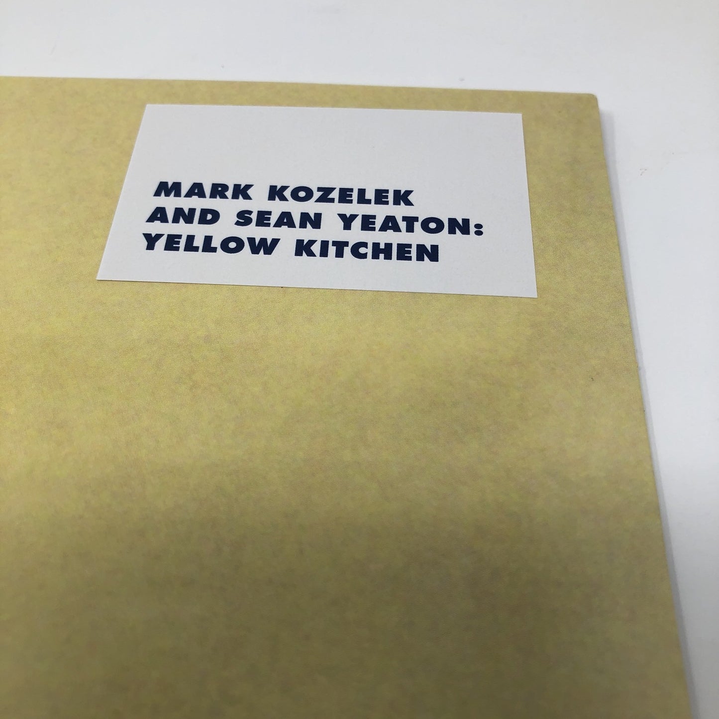 Mark Kozelek & Sean Yeaton YELLOW KITCHEN Vinyl LP Record SEALED New