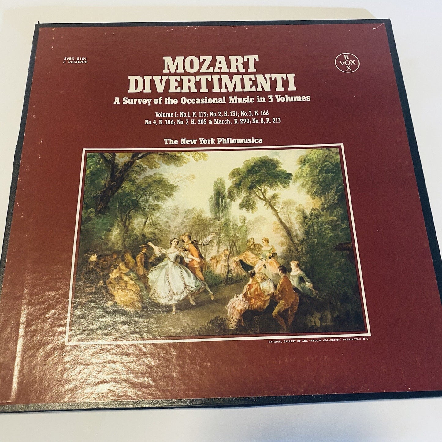 Mozart Divertimenti A SURVEY IN 3 VOLUMES Vinyl 3xLP Records VG+
