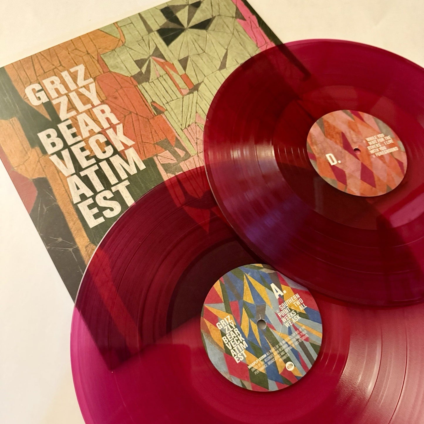 Grizzly Bear VECKATIMEST Color Vinyl 2xLP Record NEW