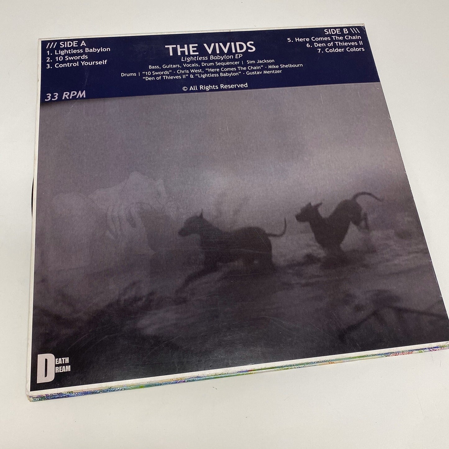 The Vivids LIGHTLESS BABYLON Vinyl LP Record VG+