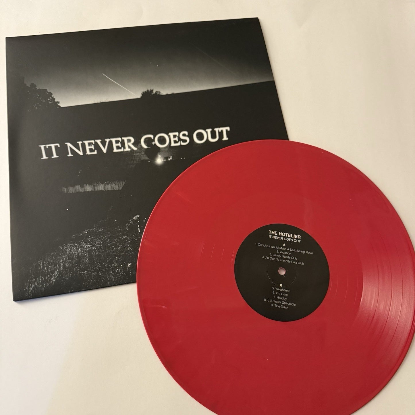 The Hotelier IT NEVER GOES OUT Color Vinyl LP Record NEW