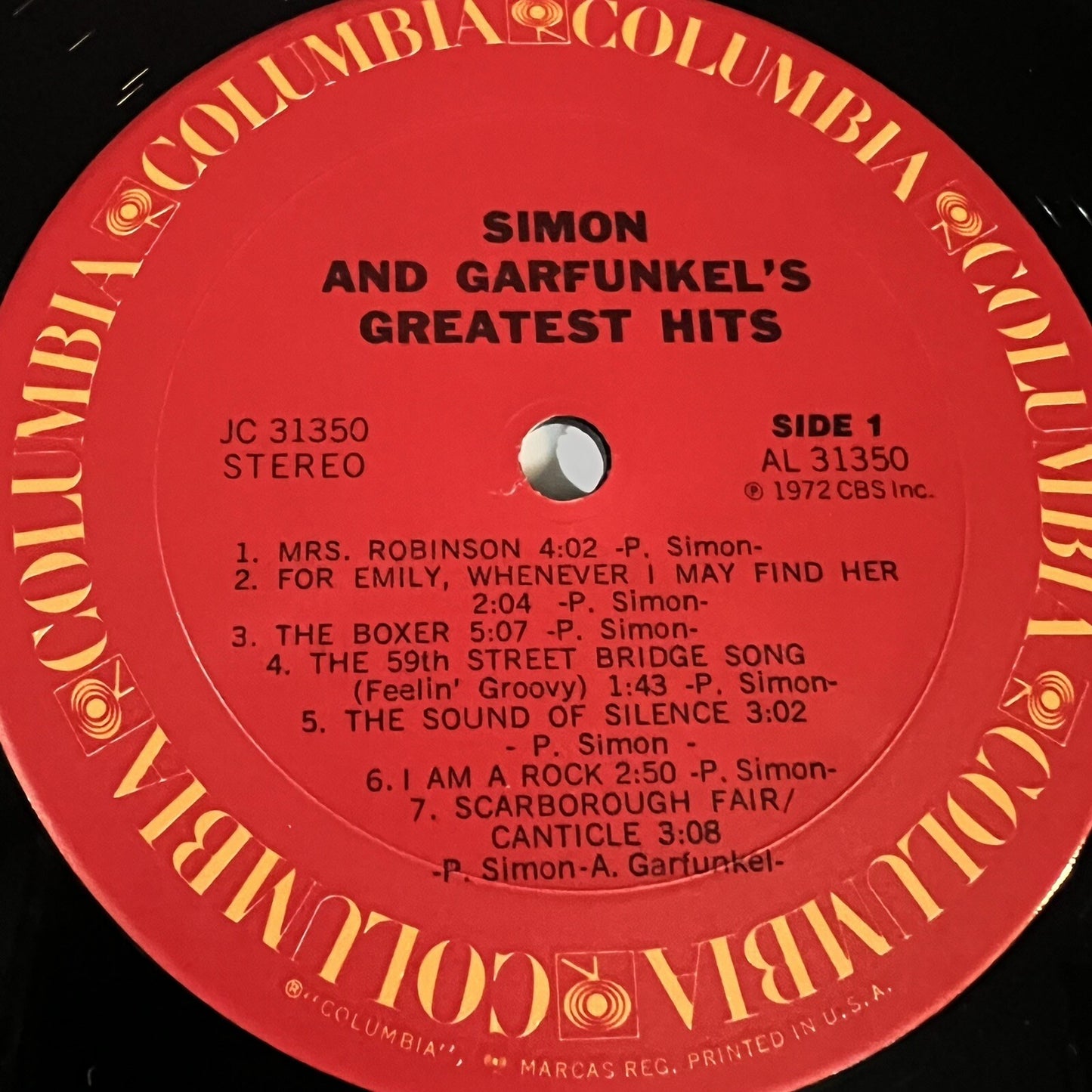 Simon & Garfunkel GREATEST HITS Vinyl LP Record VG+
