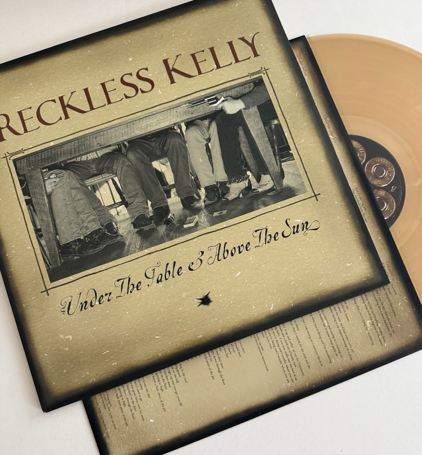 Reckless Kelly UNDER THE TABLE ABOVE THE SUN Vinyl LP Record COLOR New SEALED