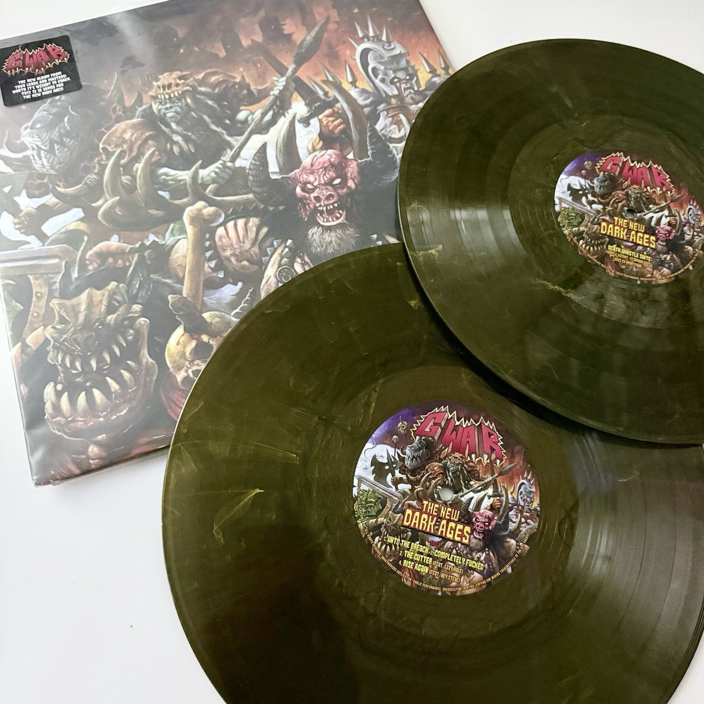 GWAR The New Dark Ages COLOR VINYL 2xLP RECORD New