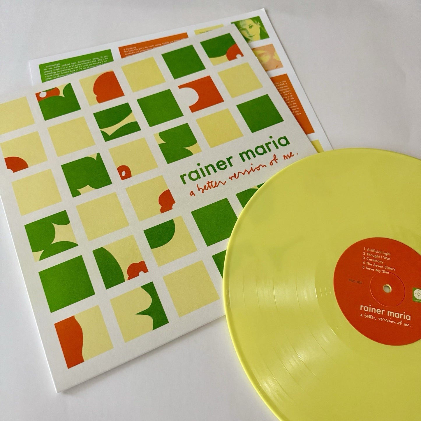 Rainer Maria A BETTER VERSION OF ME Color Vinyl LP Record NEW