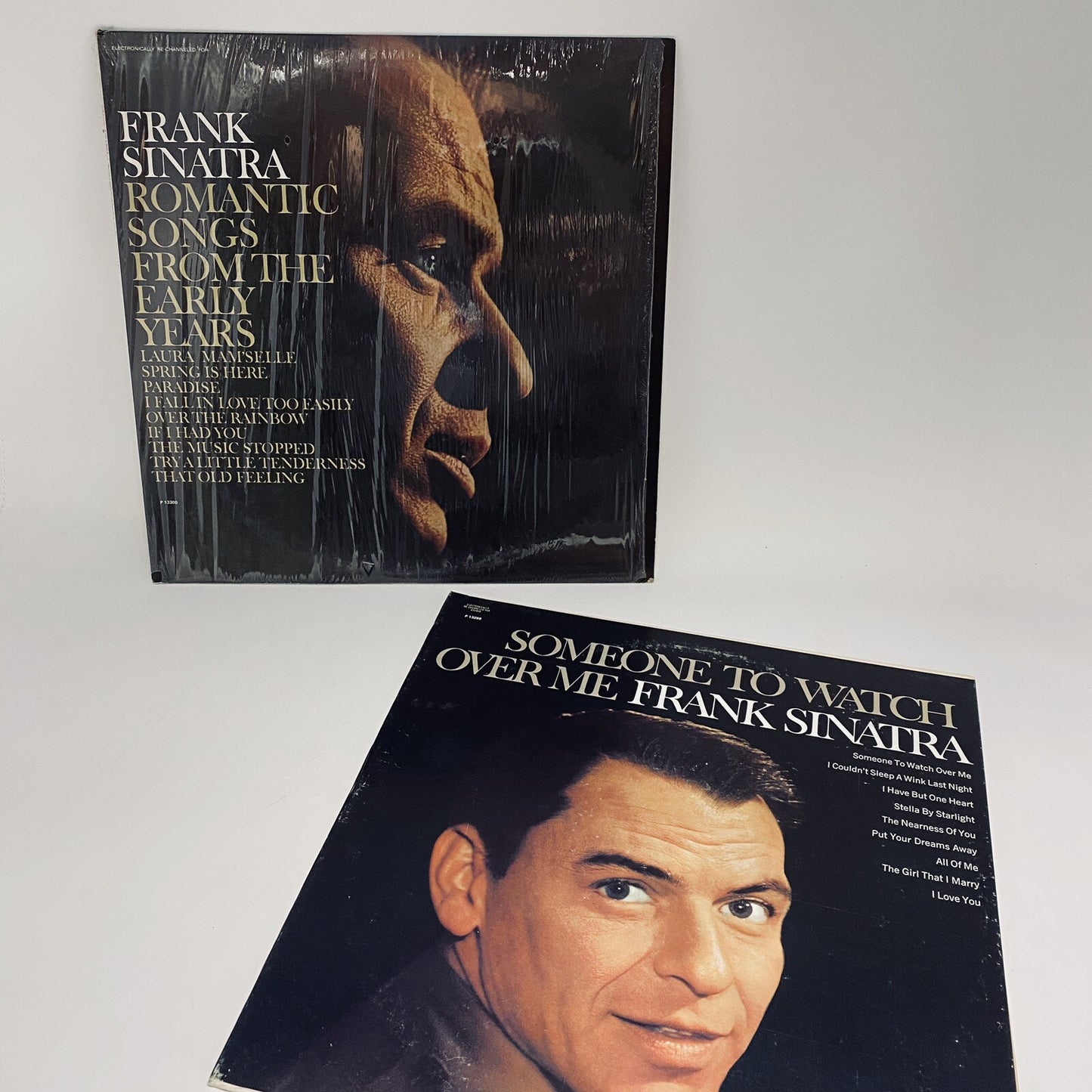 Frank Sinatra SOMEONE TO WATCH OVER ME + ROMANTIC SONGS... Vinyl LP Records VG+
