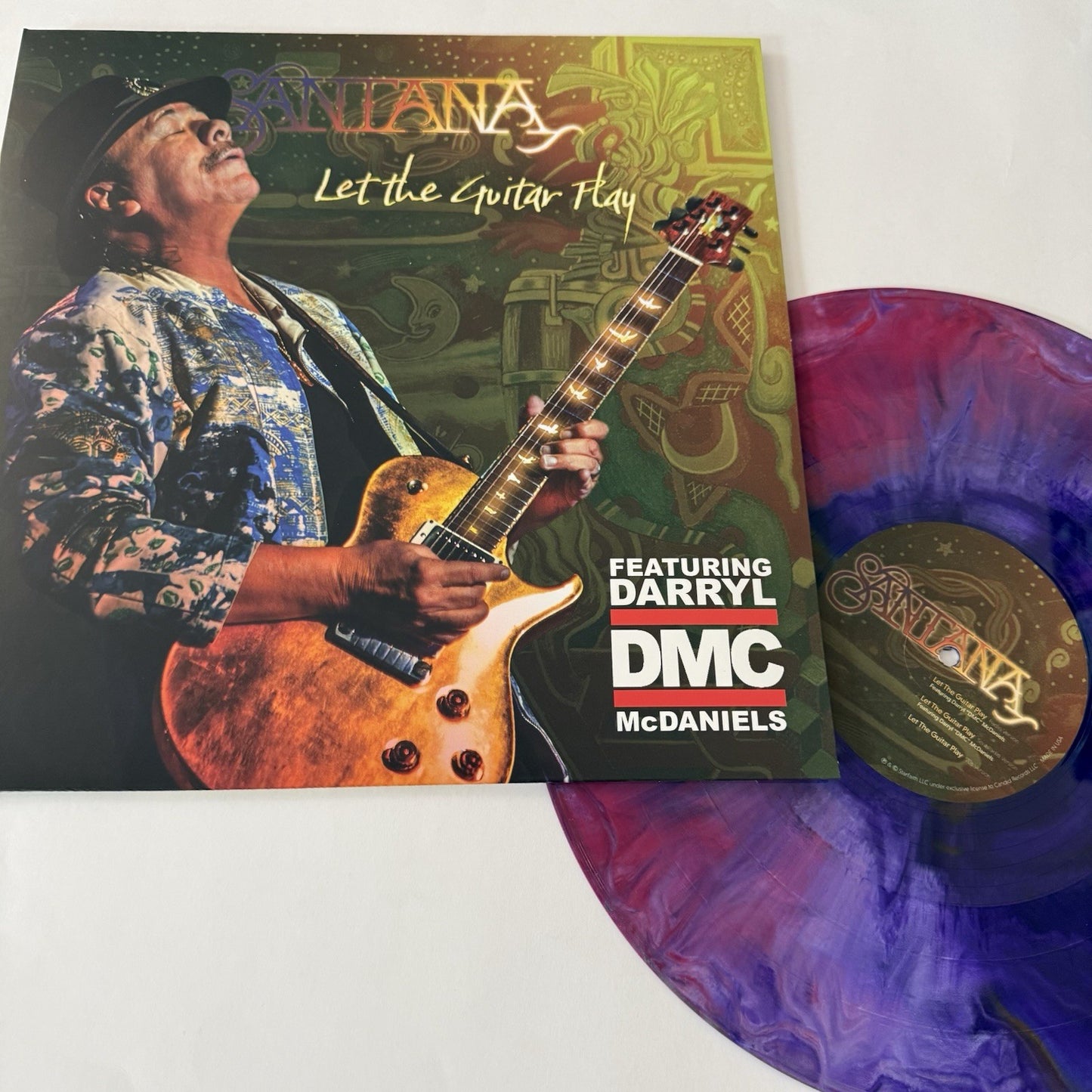Santana w Darryl DMC LET THE GUITAR PLAY Color Vinyl 12” Single RSD ‘24