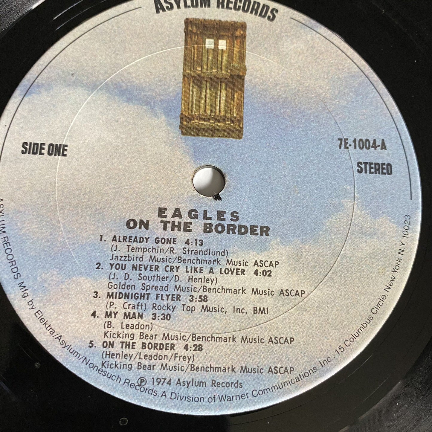 The Eagles ON THE BORDER LP Vinyl Record VG+