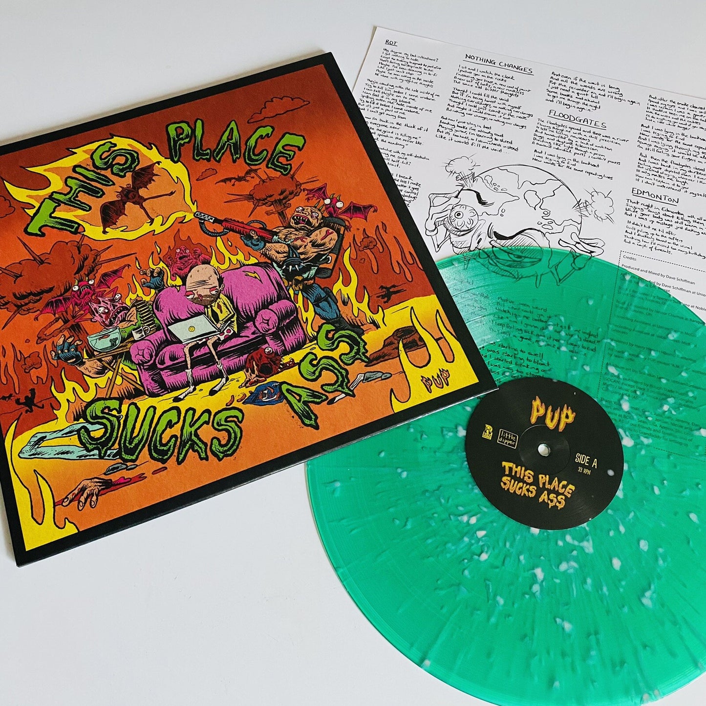 Pup THIS PLACE SUCKS ASS Color Vinyl LP Record NEW