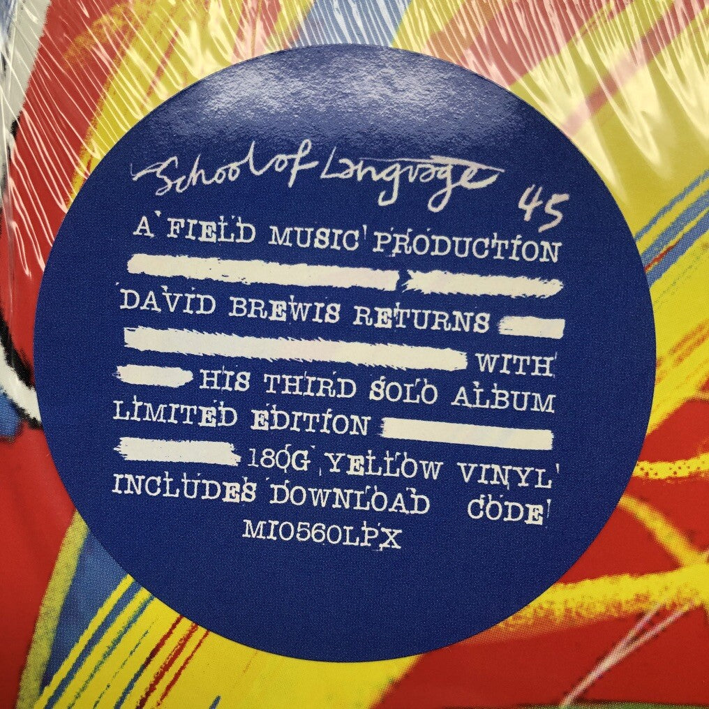 School of Language 45 Color Vinyl LP Record 180g FIELD MUSIC