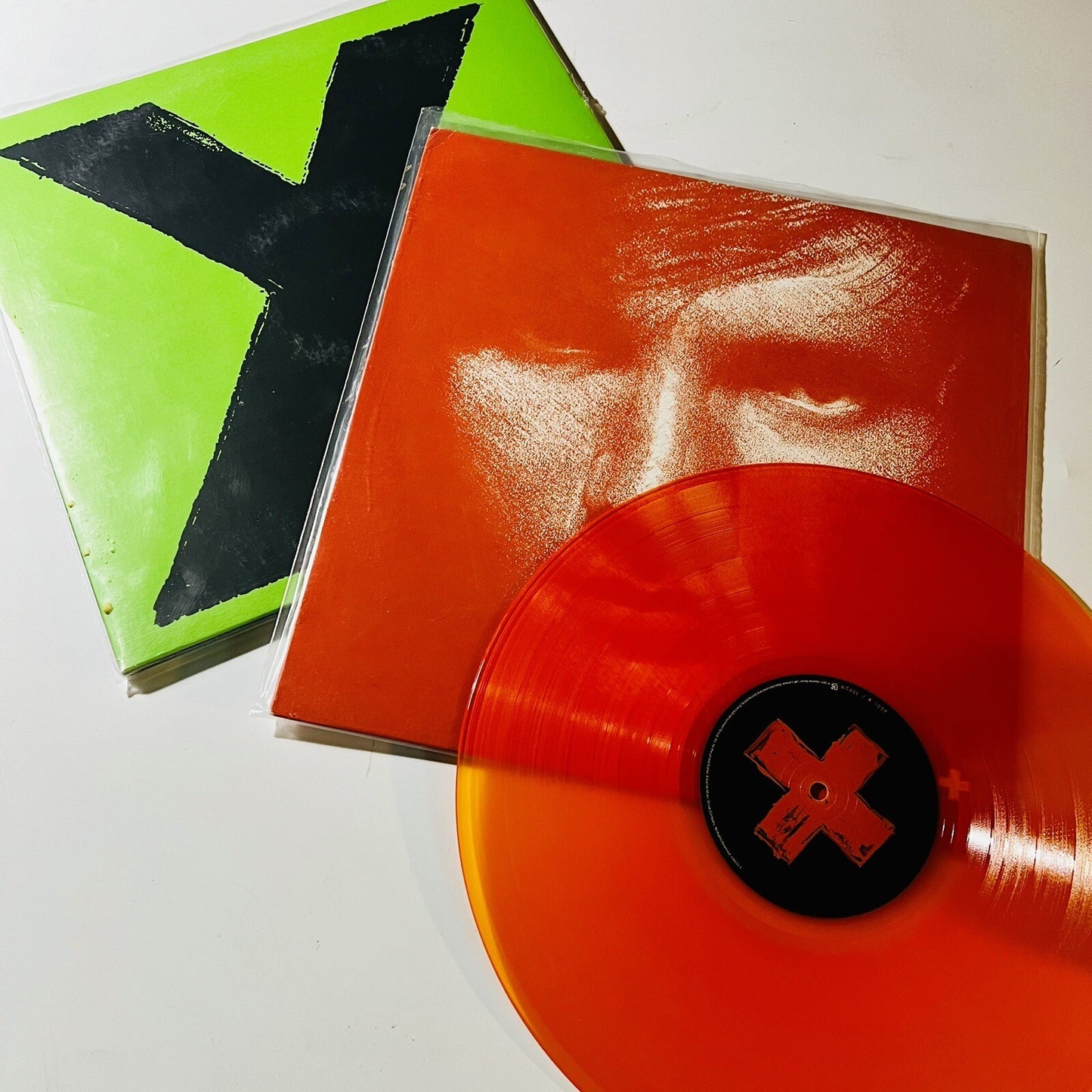 Ed Sheeran PLUS SIGN + X Vinyl LP Records NM