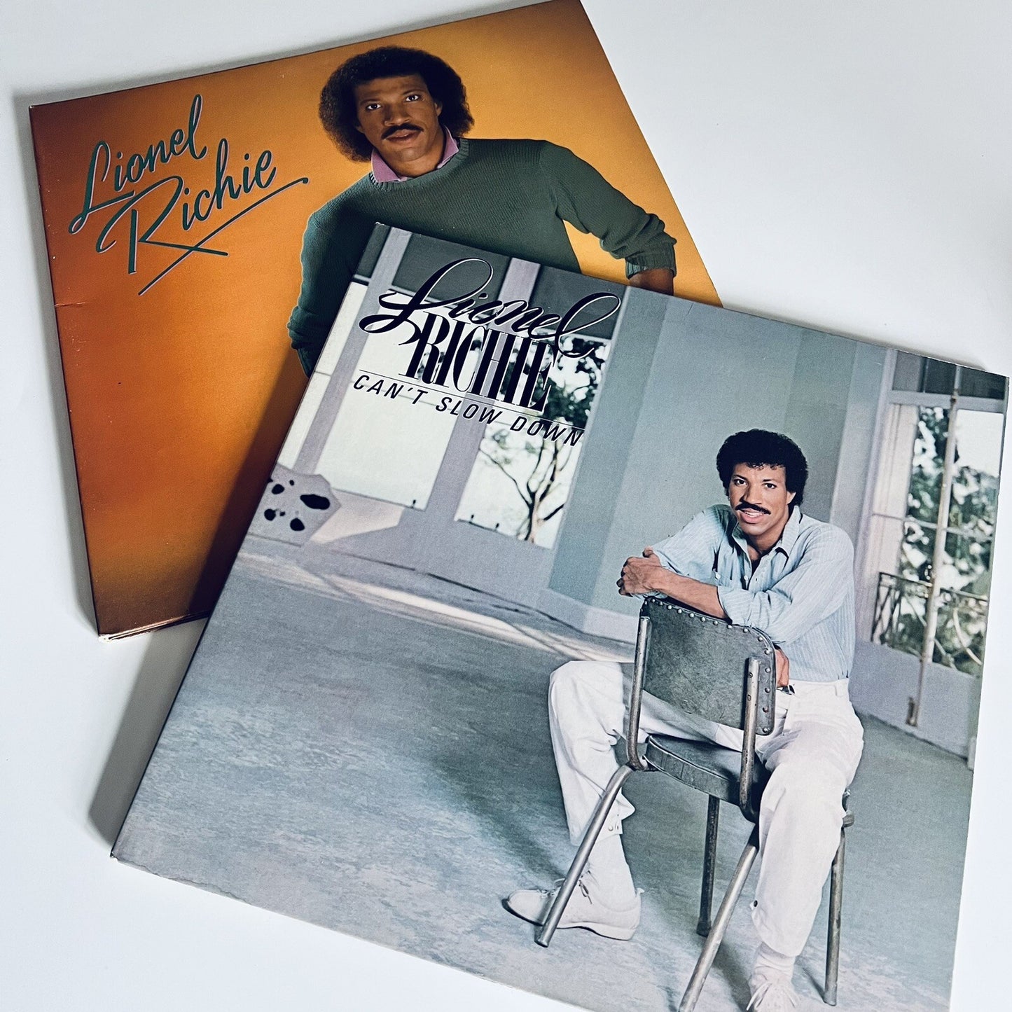 Lionel Richie LIONEL RICHIE + CAN’T SLOW DOWN Vinyl LP Record VG+
