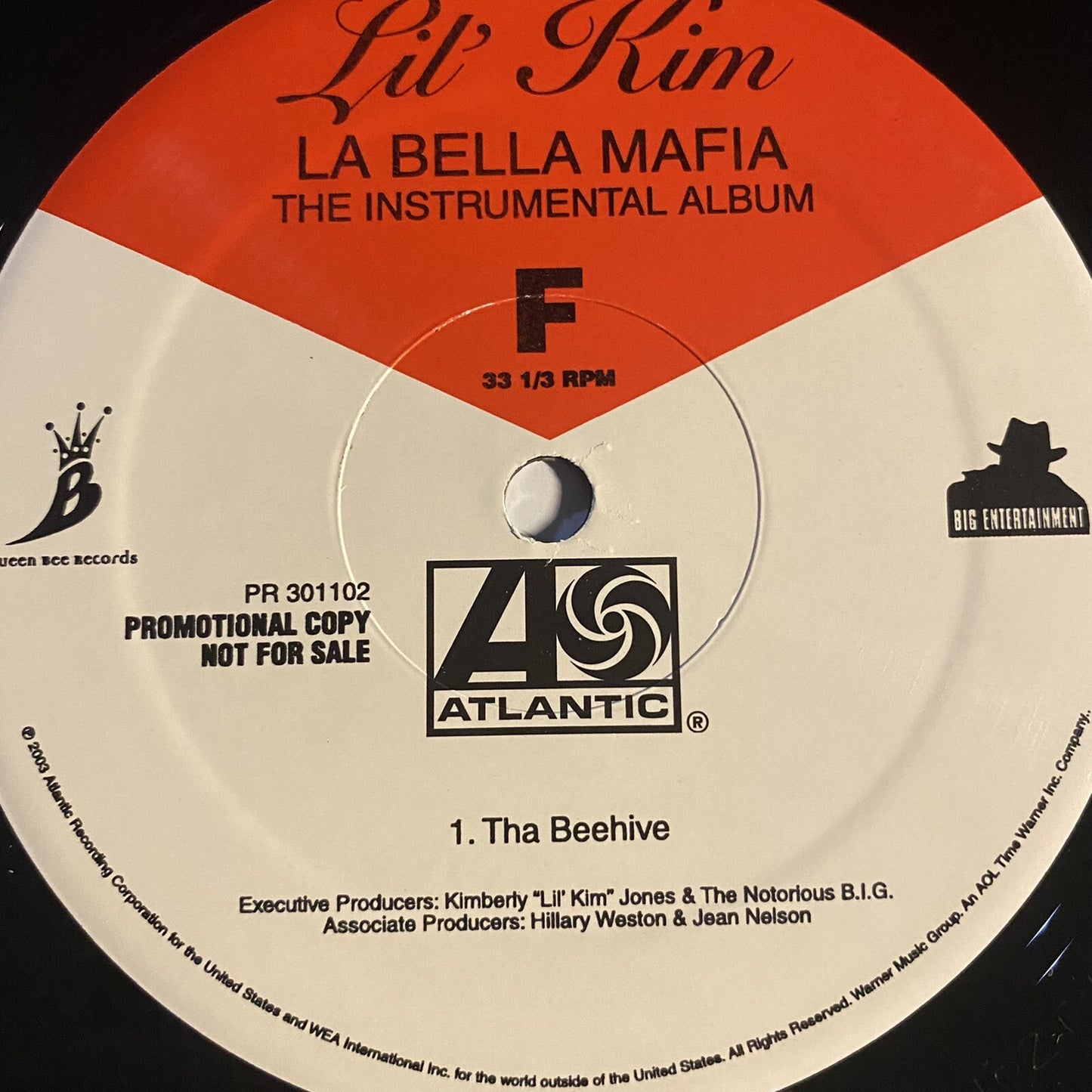 Lil' Kim LA BELLA MAFIA (instrumental) + HOW MANY LICKS 12" Vinyl Record VG+