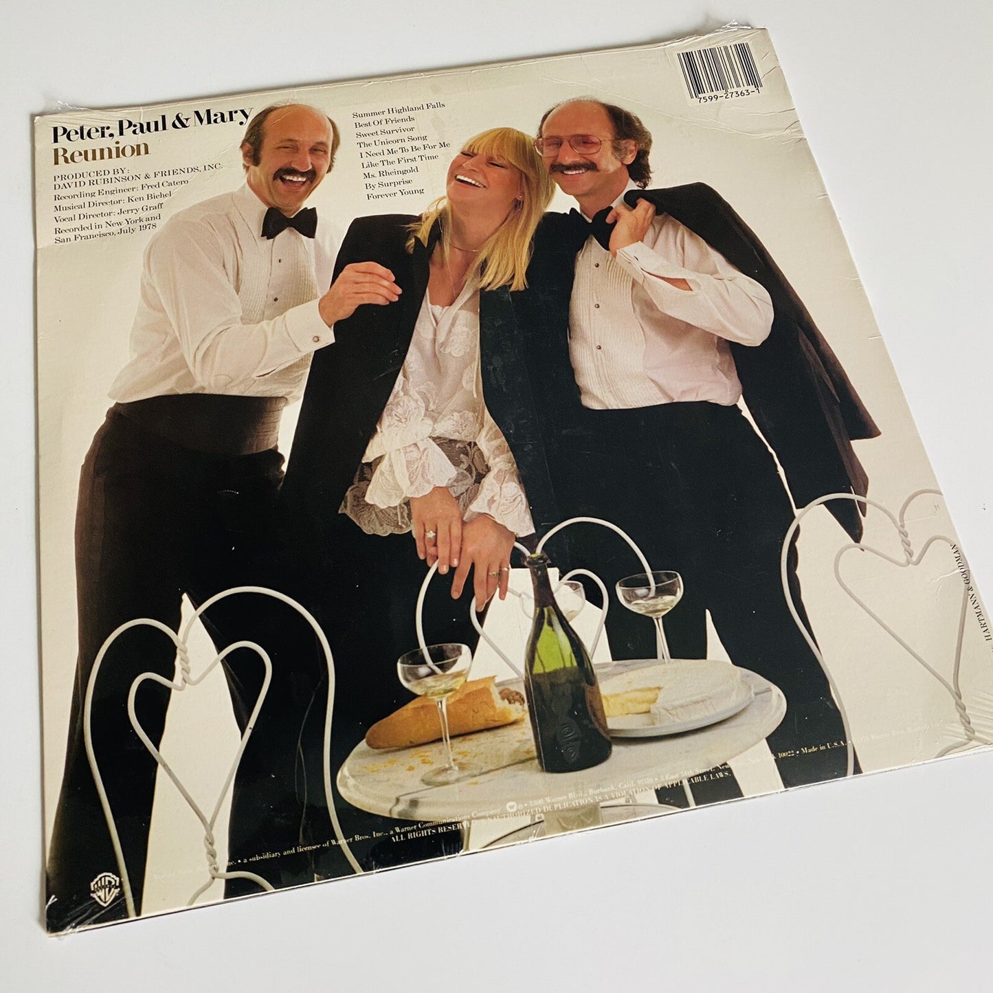 Peter Paul And Mary REUNION Vinyl LP Record SEALED