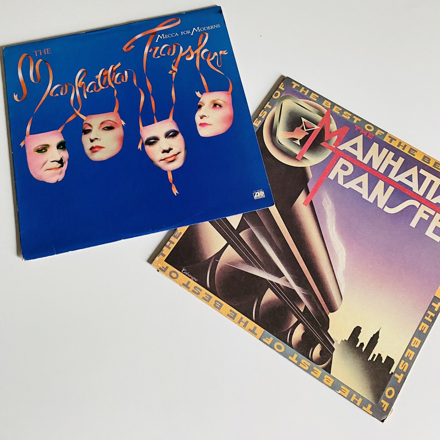 Manhattan Transfer MECCA FOR MODERNS + BEST OF Vinyl LP Record VG+