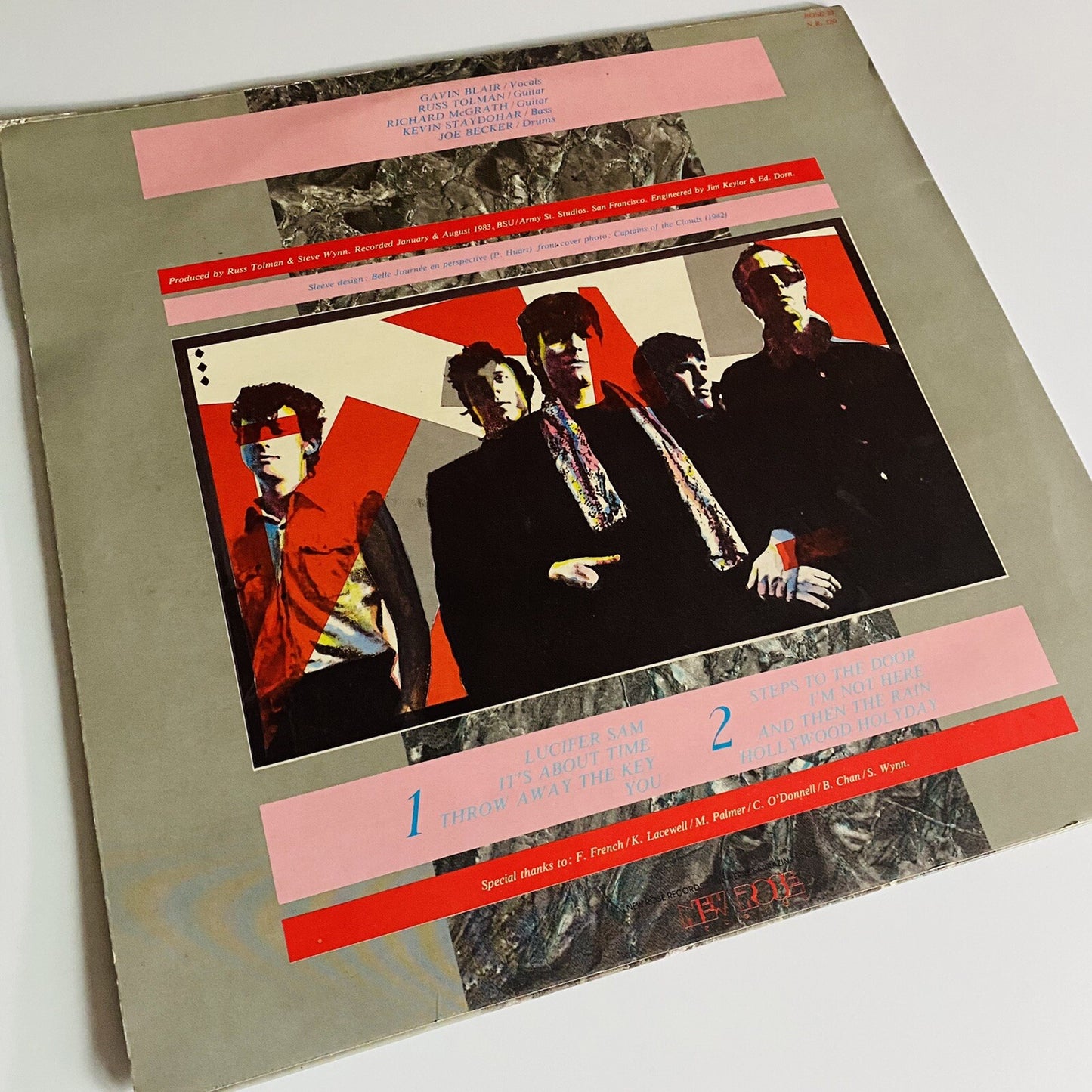 TRUE WEST Hollywood~Holiday 1983 Vinyl LP Record VG+ Russ Tolman