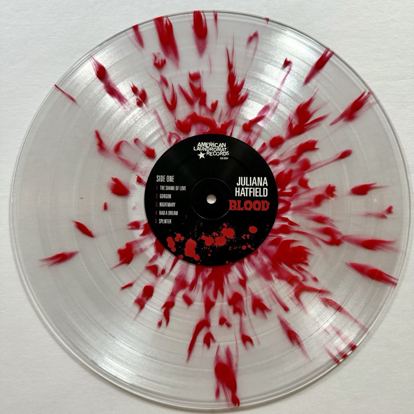 Juliana Hatfield BLOOD Color Vinyl LP Record NEW 250 pressed
