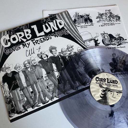 Corb Lund SONGS MY FRIENDS WROTE Signed Color Vinyl LP Record NEW Mint