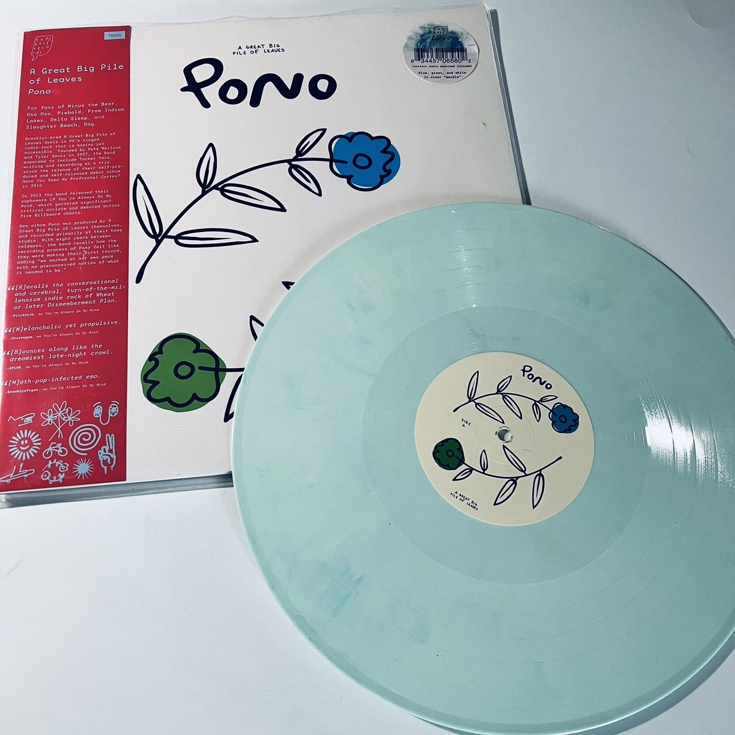 A Great Big Pile Of Leaves PONO Color Vinyl LP Record NEW Sealed FIRST PRESSING