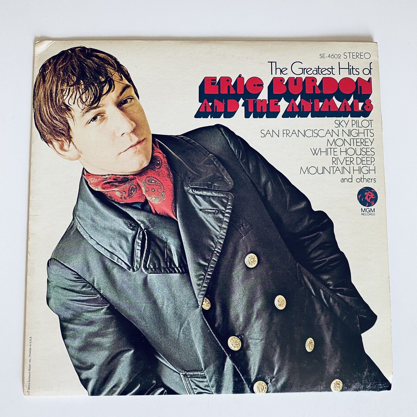 Eric Burdon & The Animals GREATEST HITS Vinyl LP Record EX/VG+