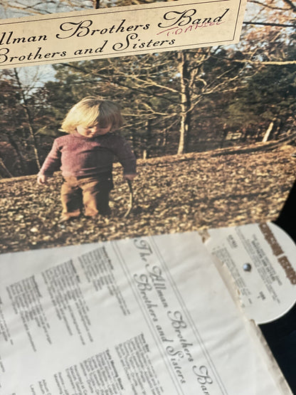 The Allman Brothers Band BROTHERS AND SISTERS Vinyl LP Record VG
