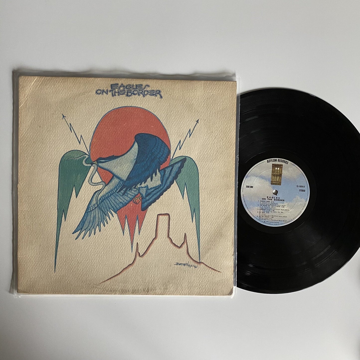The Eagles ON THE BORDER  LP Vinyl Record VG+
