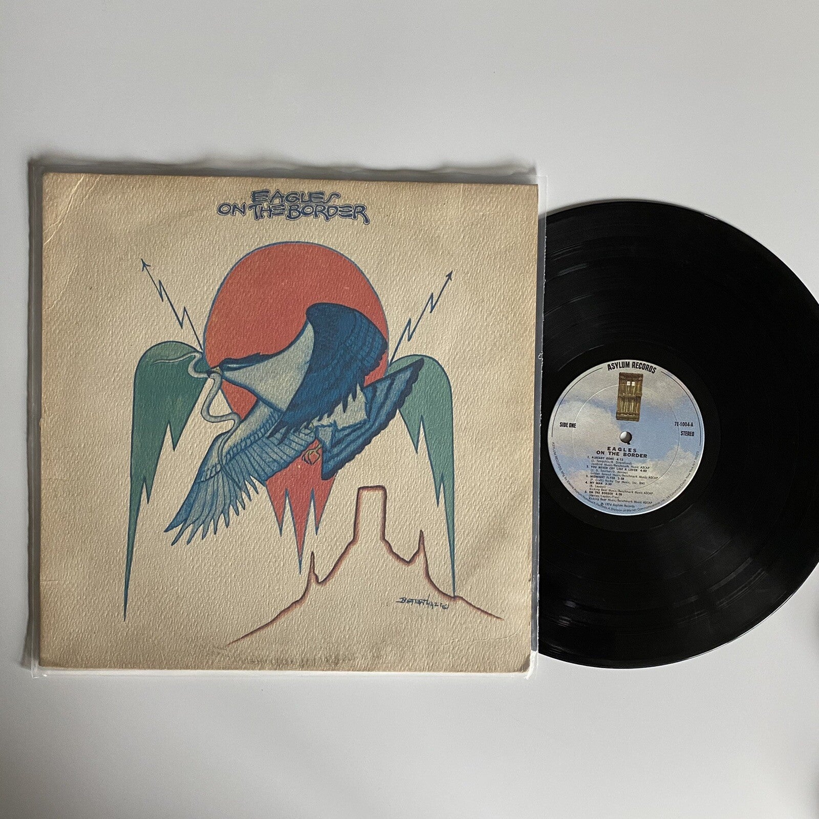 The Eagles ON THE BORDER  LP Vinyl Record VG+
