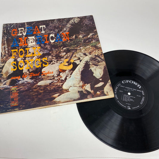 GREAT AMERICAN FOLK SONGS Vinyl LP Records VG