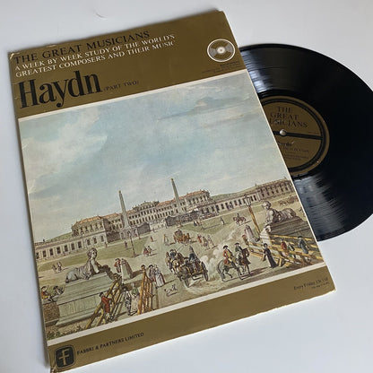 THE GREAT MUSICIANS 10” Vinyl Series w/books MOZART, HAYDN, BRAHMS VG+