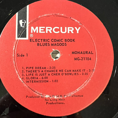 Electric Comic Book BLUES MAGOOS Vinyl LP Record MONO G+/VG