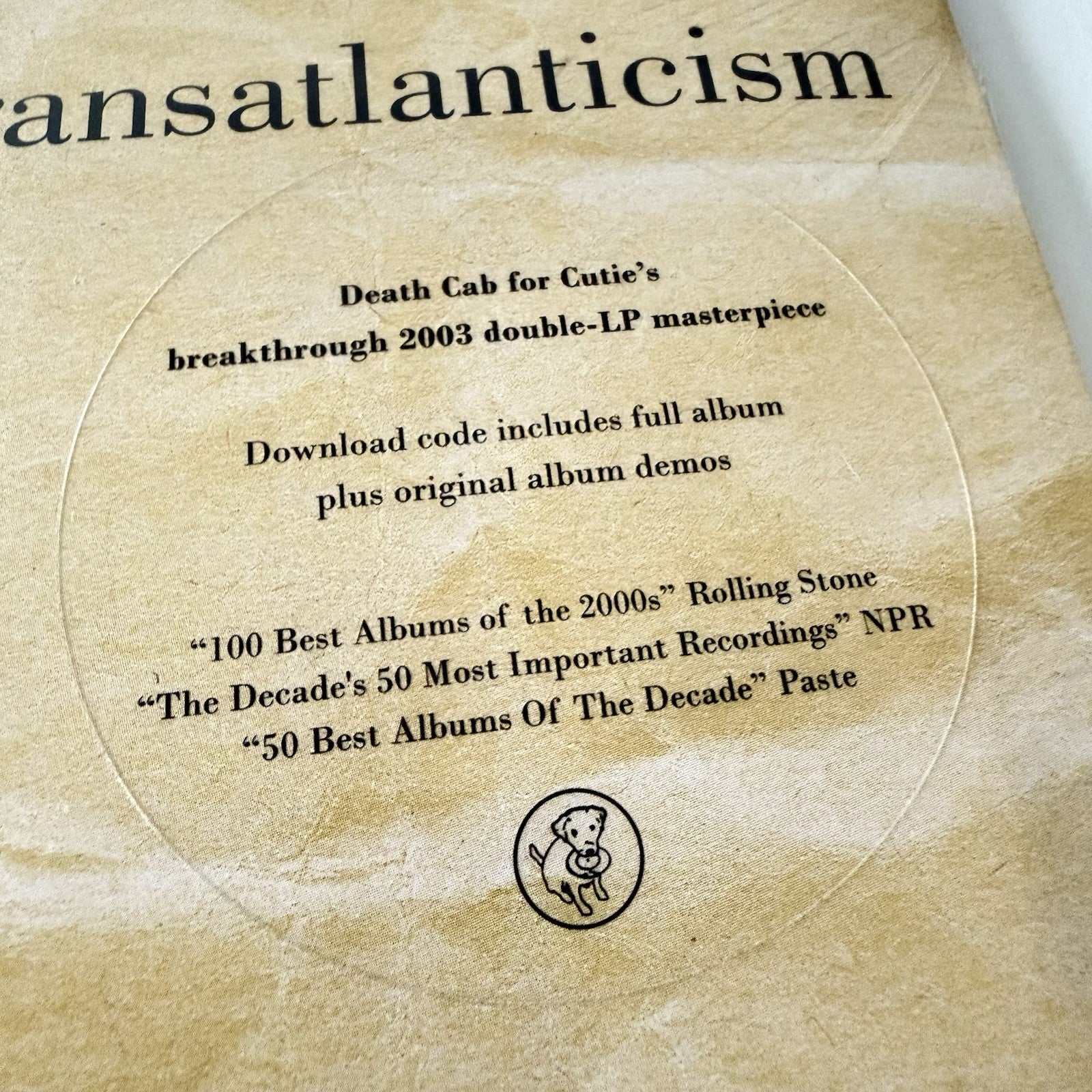 Death Cab For Cutie TRANSATLANTICISM Vinyl 2xLP Record NEW Sealed REISSUE +Demos