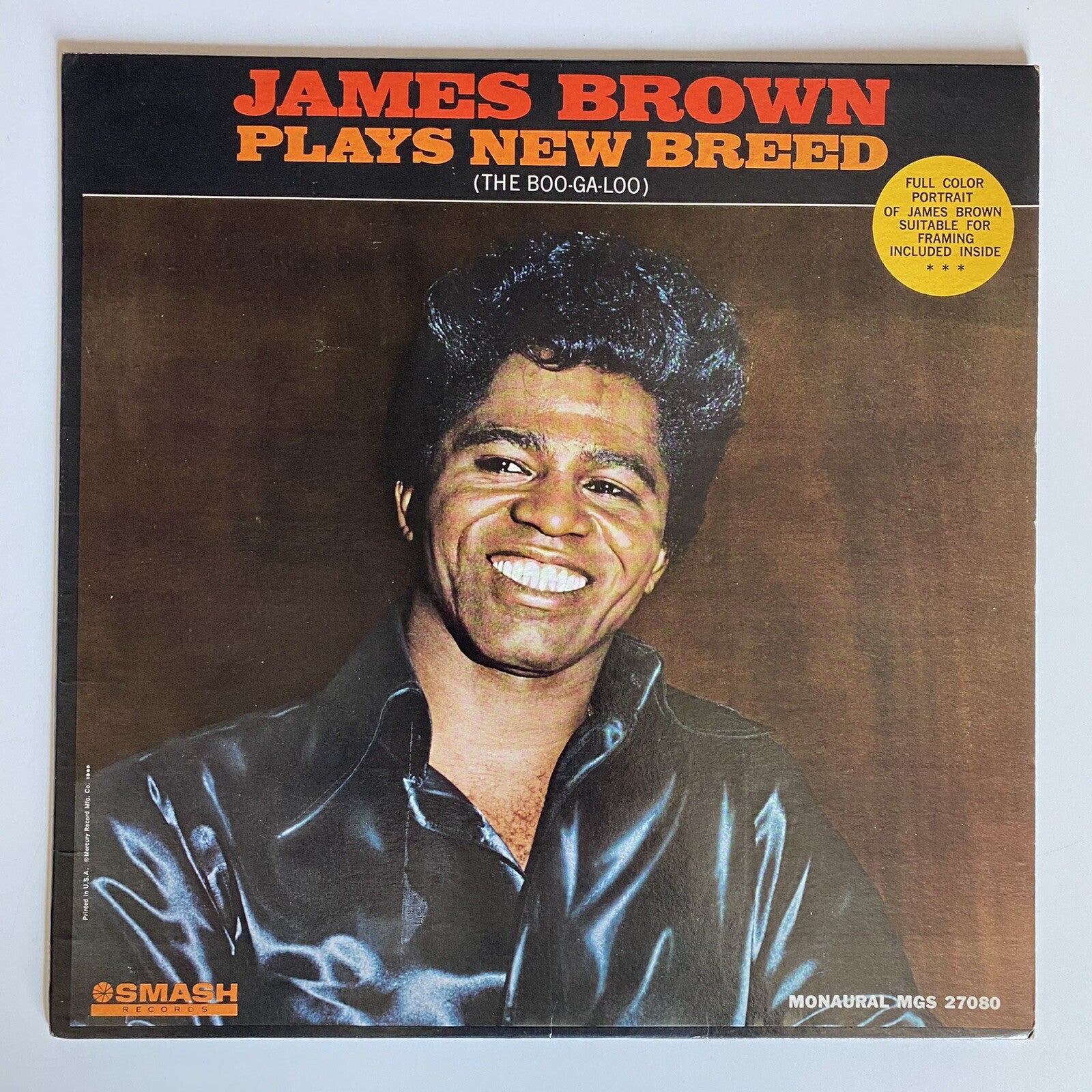 James Brown PLAYS NEW BREED Vinyl LP Record VG+