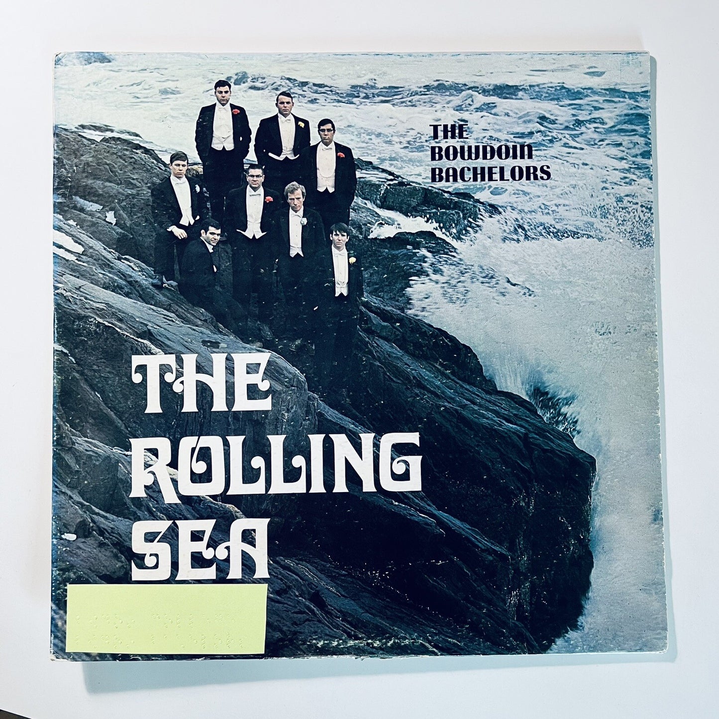 The Bowdoin Bachelors THE ROLLING SEA Vinyl LP Record VG+/VG Autographed JAZZ GR