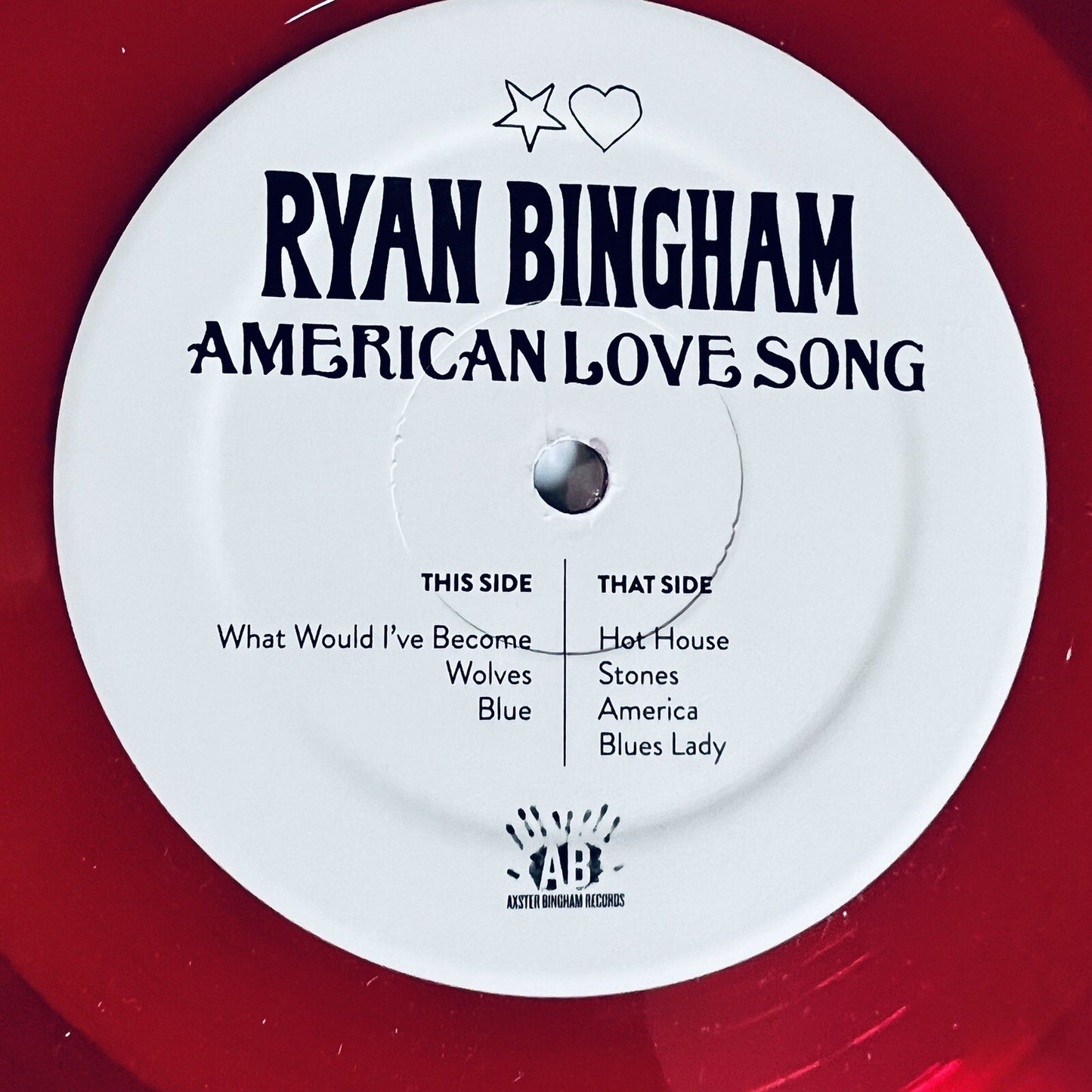 Ryan Bingham AMERICAN LOVE SONG Vinyl 2LP color Records NM