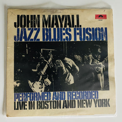 John Mayall JAZZ BLUES FUSION (Live) Vinyl LP Record VG+ / Sleeve G+ to VG
