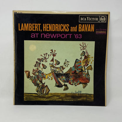 Lambert, Hendricks & Bavan AT NEWPORT '63 Vinyl LP Record SF-7594 VG+