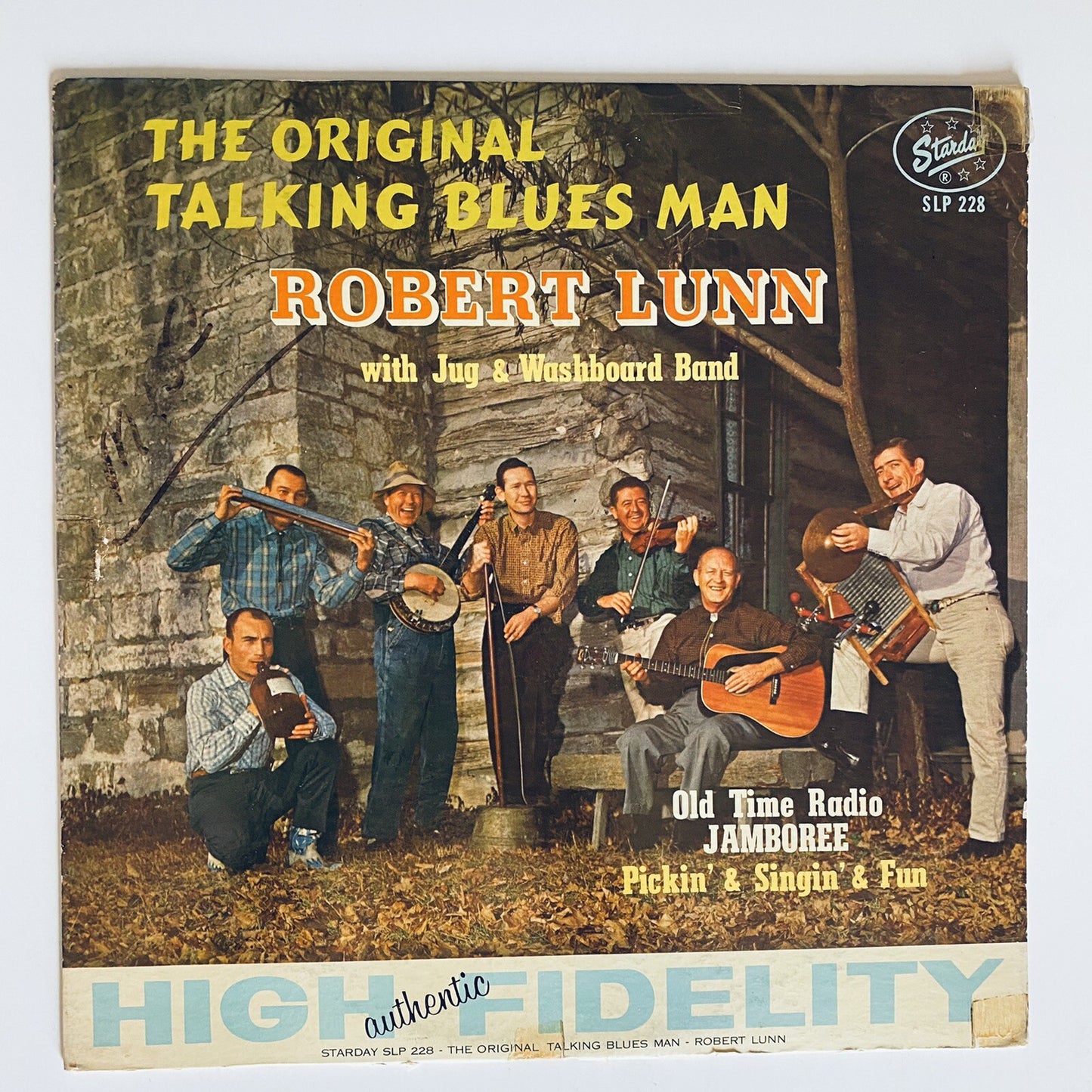 Robert Lunn THE ORIGINAL TALKING BLUES MAN Vinyl LP Record EX/G+