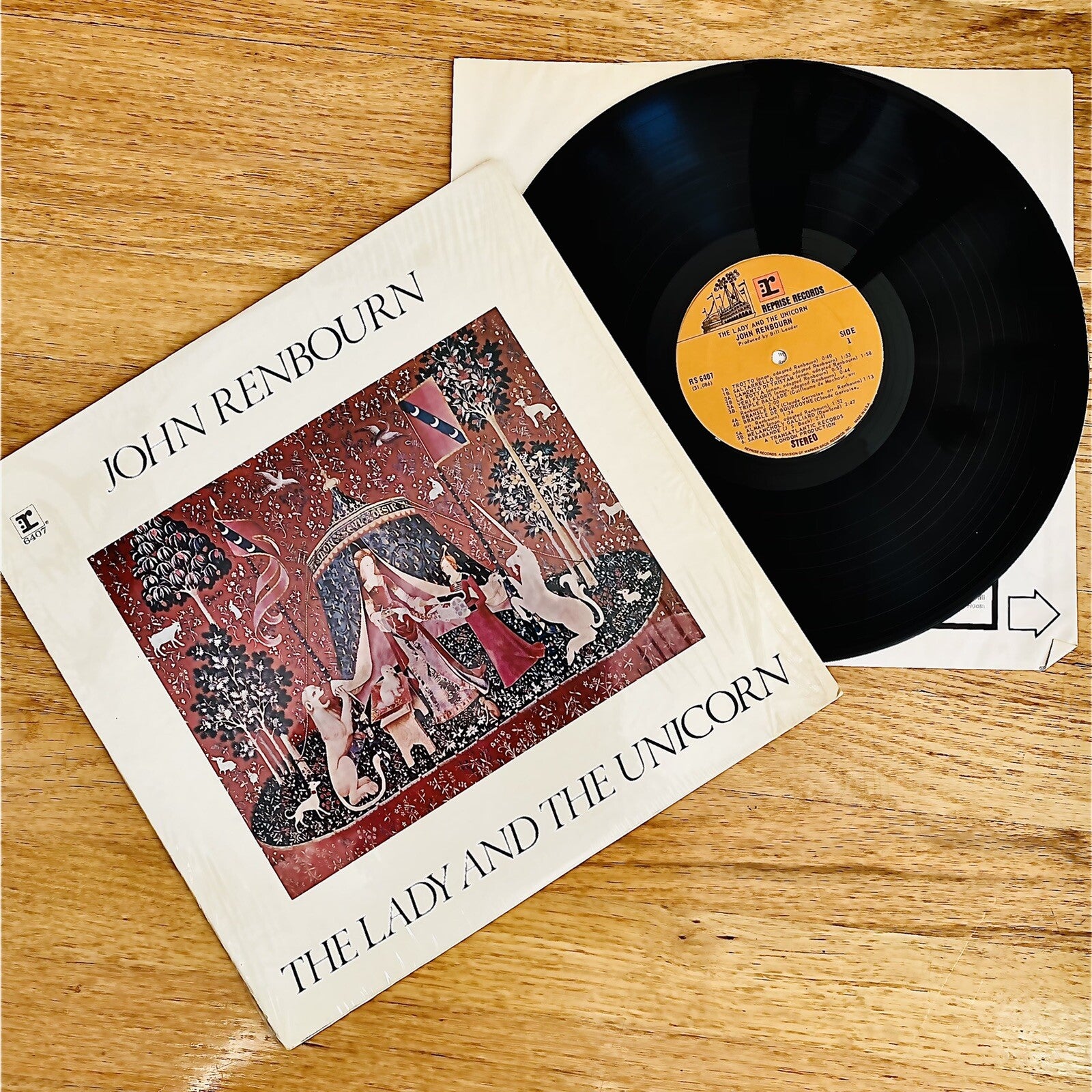 John Renbourn ‎THE LADY AND THE UNICORN Vinyl LP Record VG+