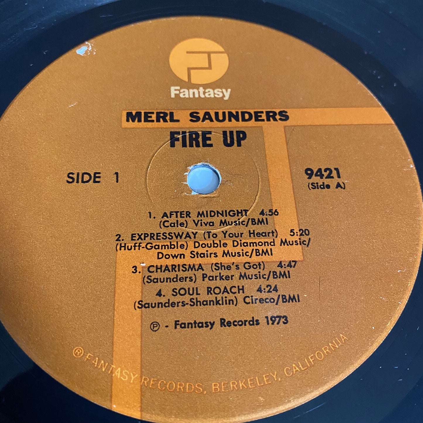 Merl Saunders HEAVY TURBULENCE Vinyl LP Record w/JERRY GARCIA VG+/VG