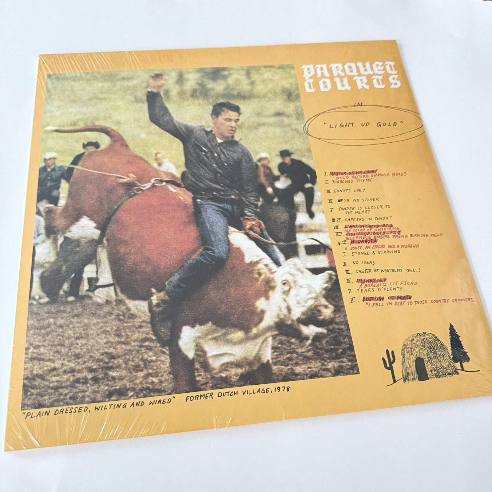 Parquet Courts LIGHT UP GOLD  Vinyl LP Record NEW Mint SEALED